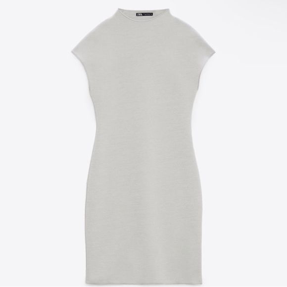 Zara Stretch Knit Dress NWT Medium - Picture 2 of 6